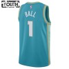 NBA Charlotte Hornets Trikot LaMelo Ball Jordan 2023-24 City Edition Teal Swingman - Kinder